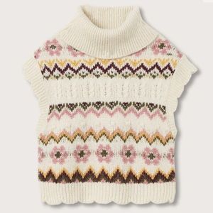 Turtleneck Knitted Vest